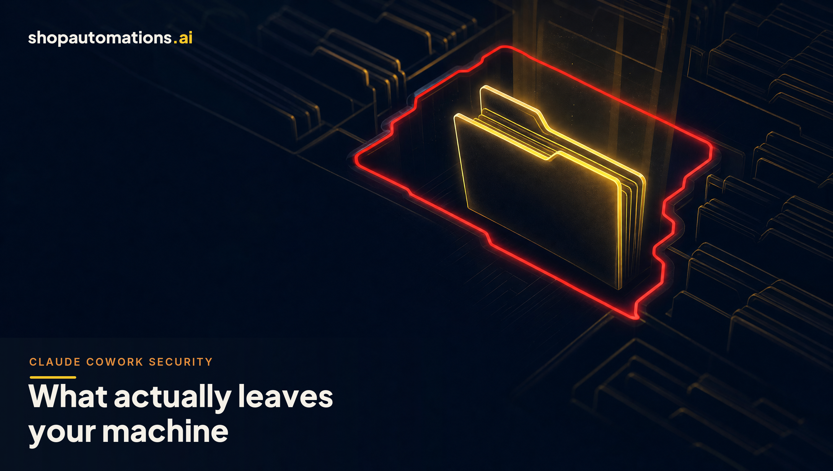 Claude Cowork Security: What Actually Leaves Your Machine
