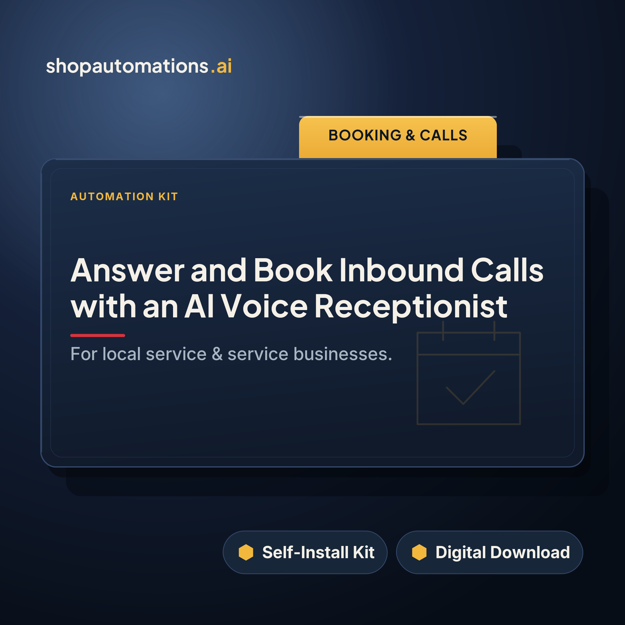 Answer and Book Inbound Calls with an AI Voice Receptionist