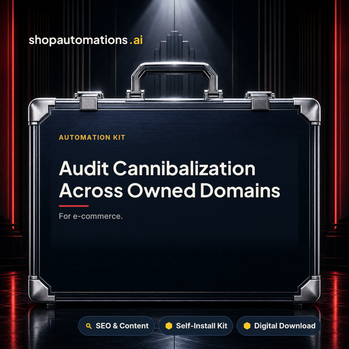 Audit Cannibalization Across Owned Domains