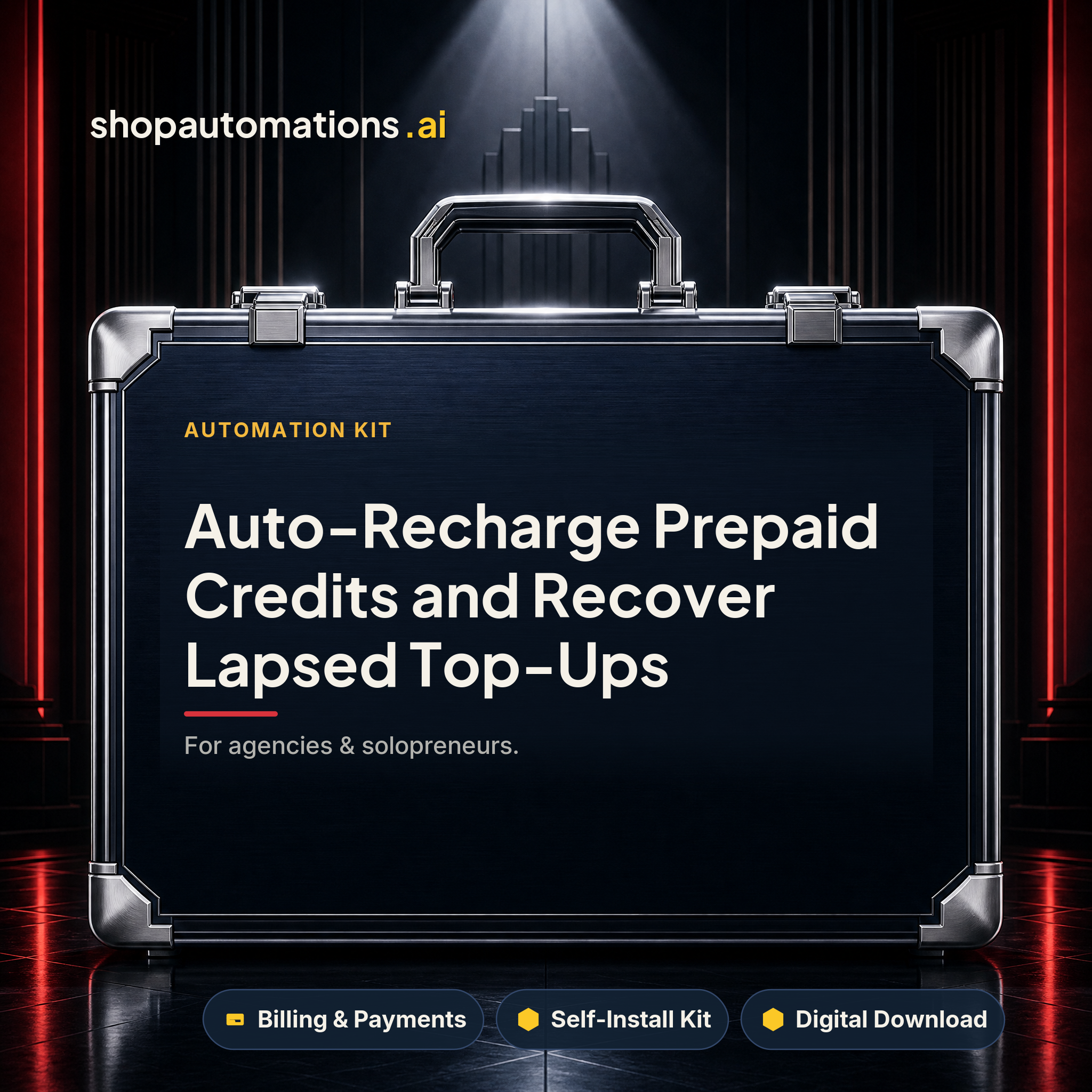 Auto-Recharge Prepaid Credits and Recover Lapsed Top-Ups
