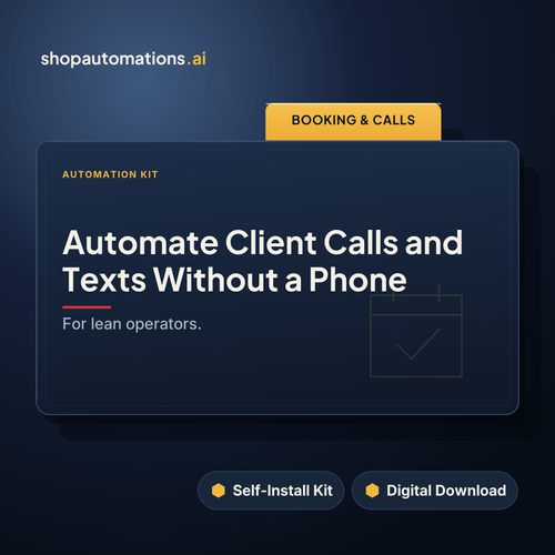Automate Client Calls and Texts Without a Phone