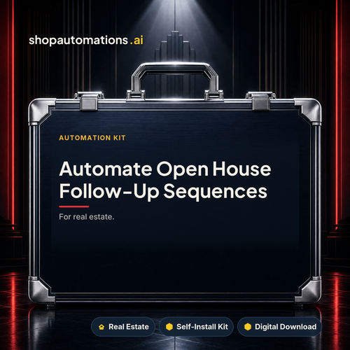 Automate Open House Follow-Up Sequences