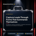 Capture Leads Through Forms That Summarize Themselves
