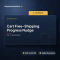 Cart Free-Shipping Progress Nudge