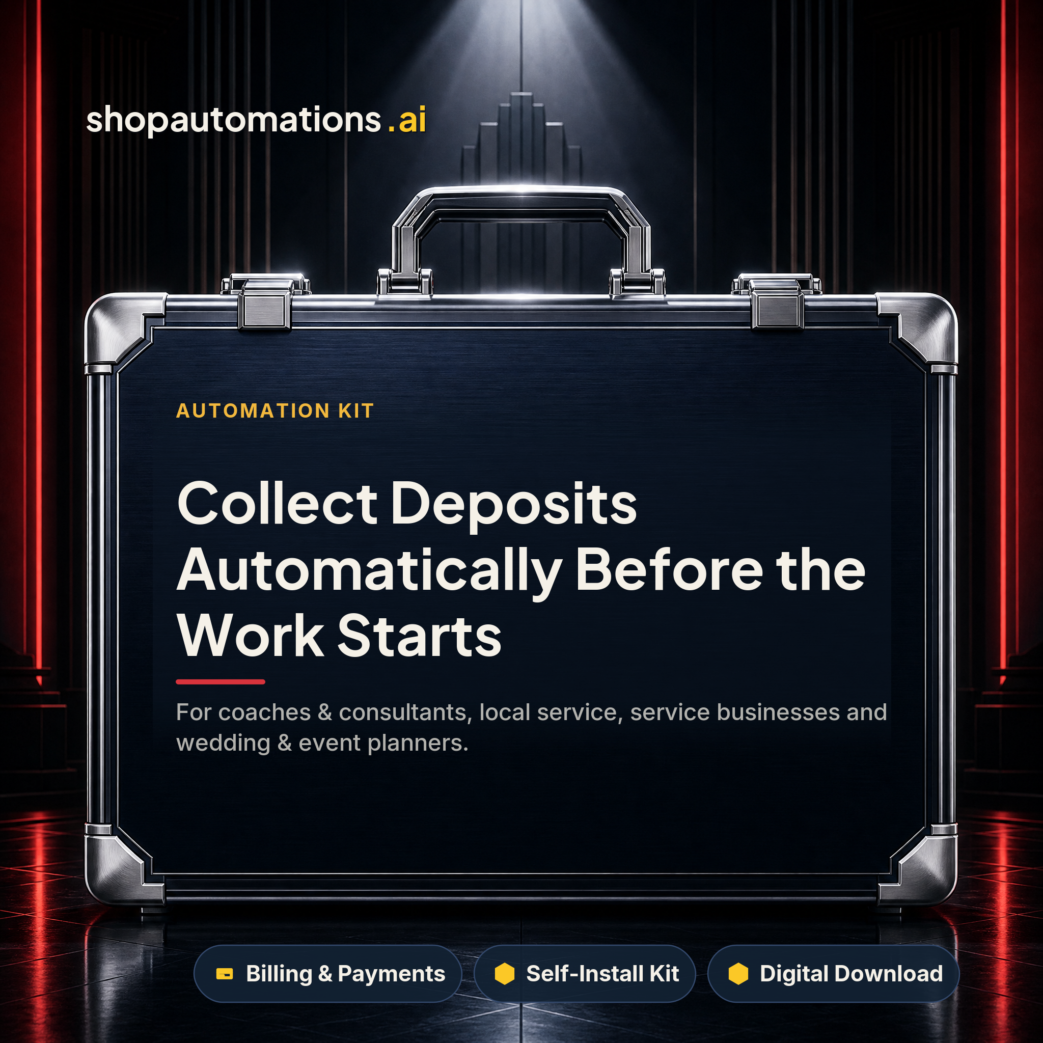 Collect Deposits Automatically Before the Work Starts