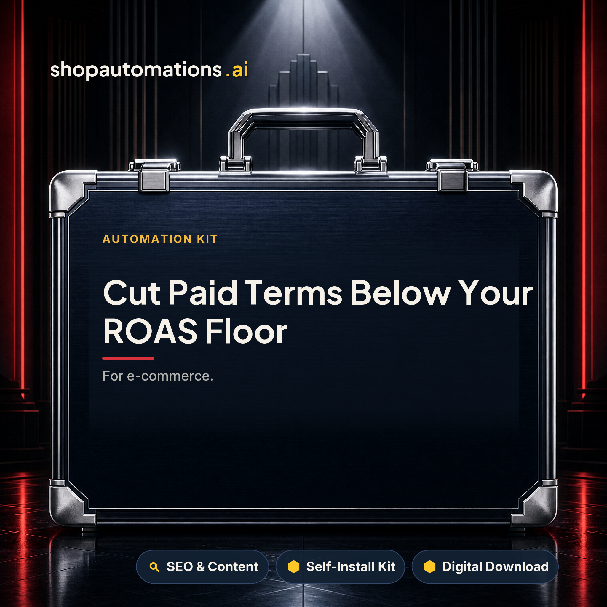 Cut Paid Terms Below Your ROAS Floor