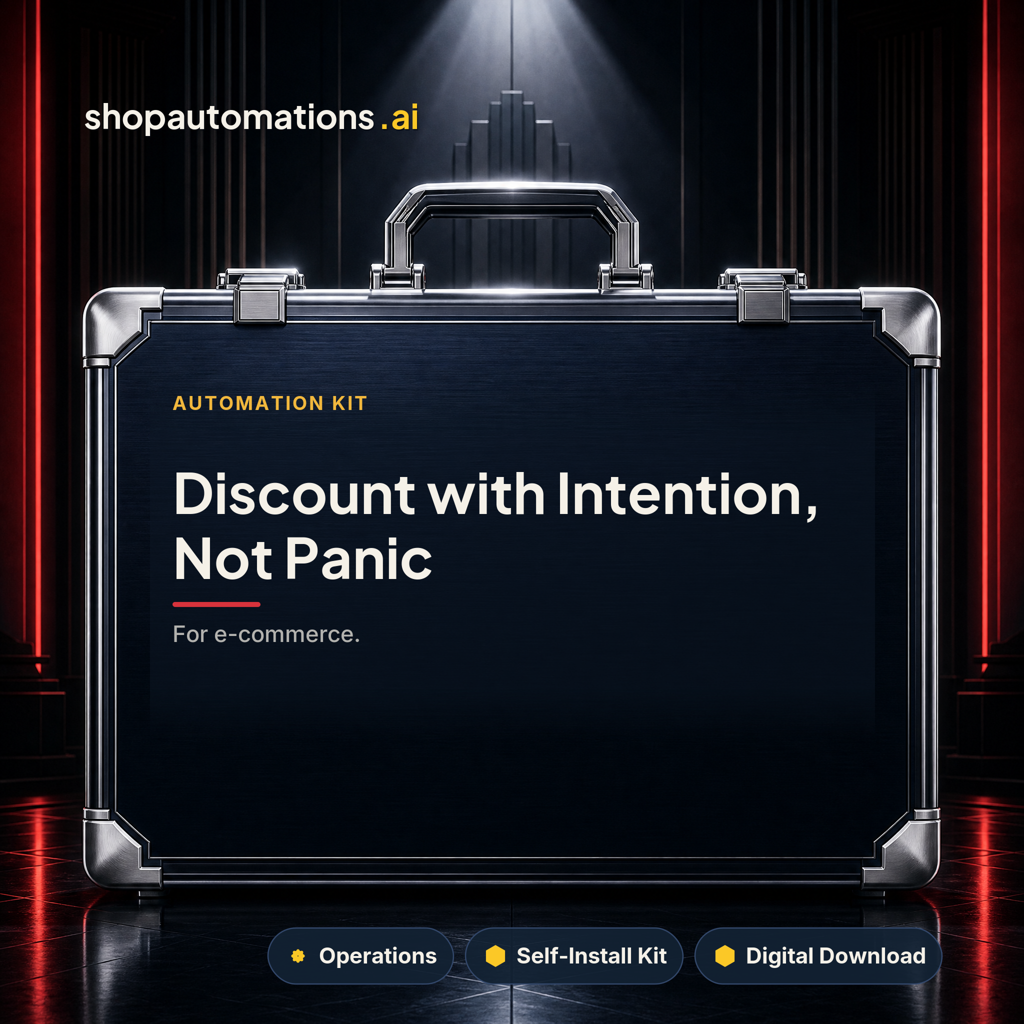 Discount with Intention, Not Panic