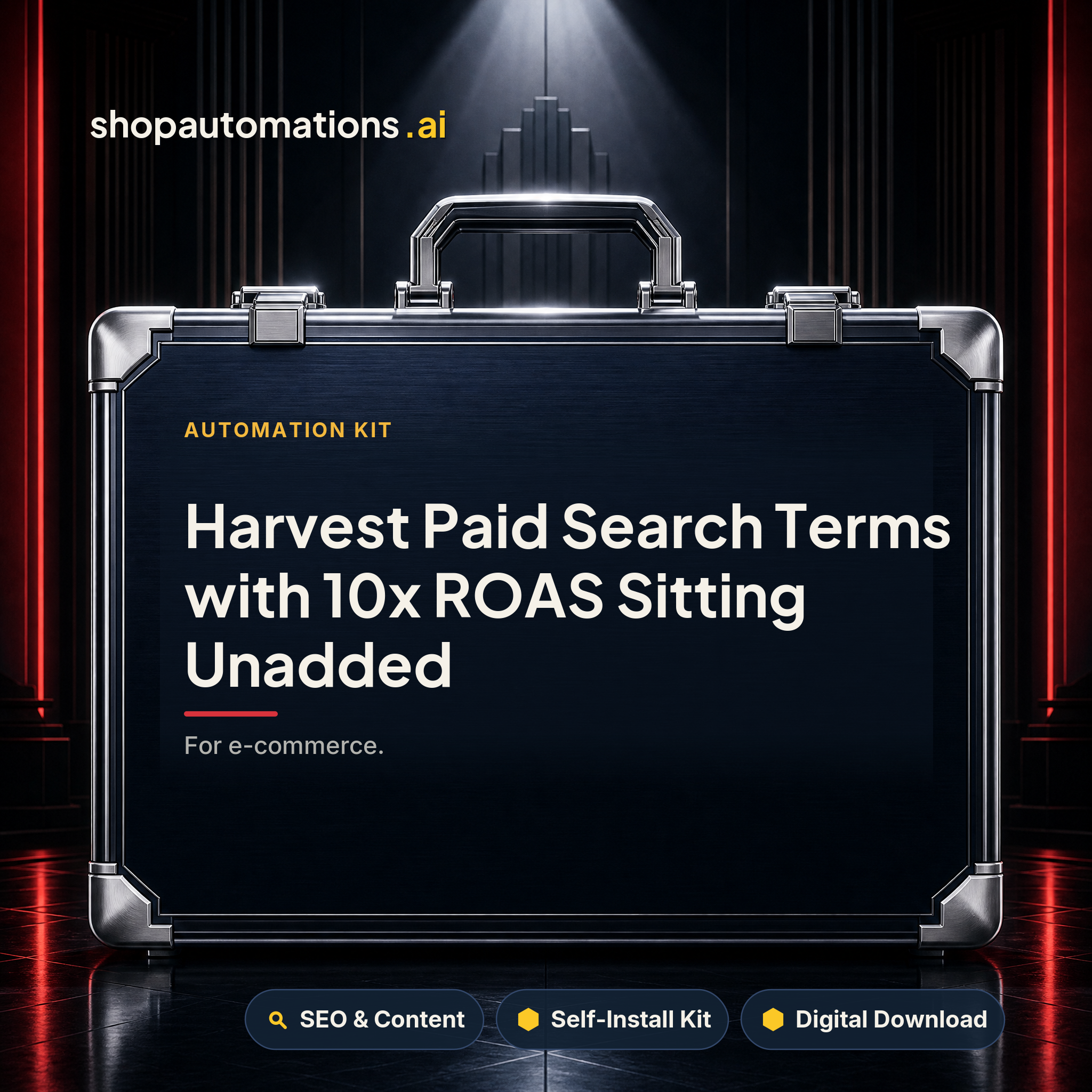 Harvest Paid Search Terms with 10x ROAS Sitting Unadded
