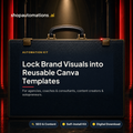 Lock Brand Visuals into Reusable Canva Templates. For agencies, coaches & consultants, content creators & solopreneurs. SEO & Content self-install kit card.