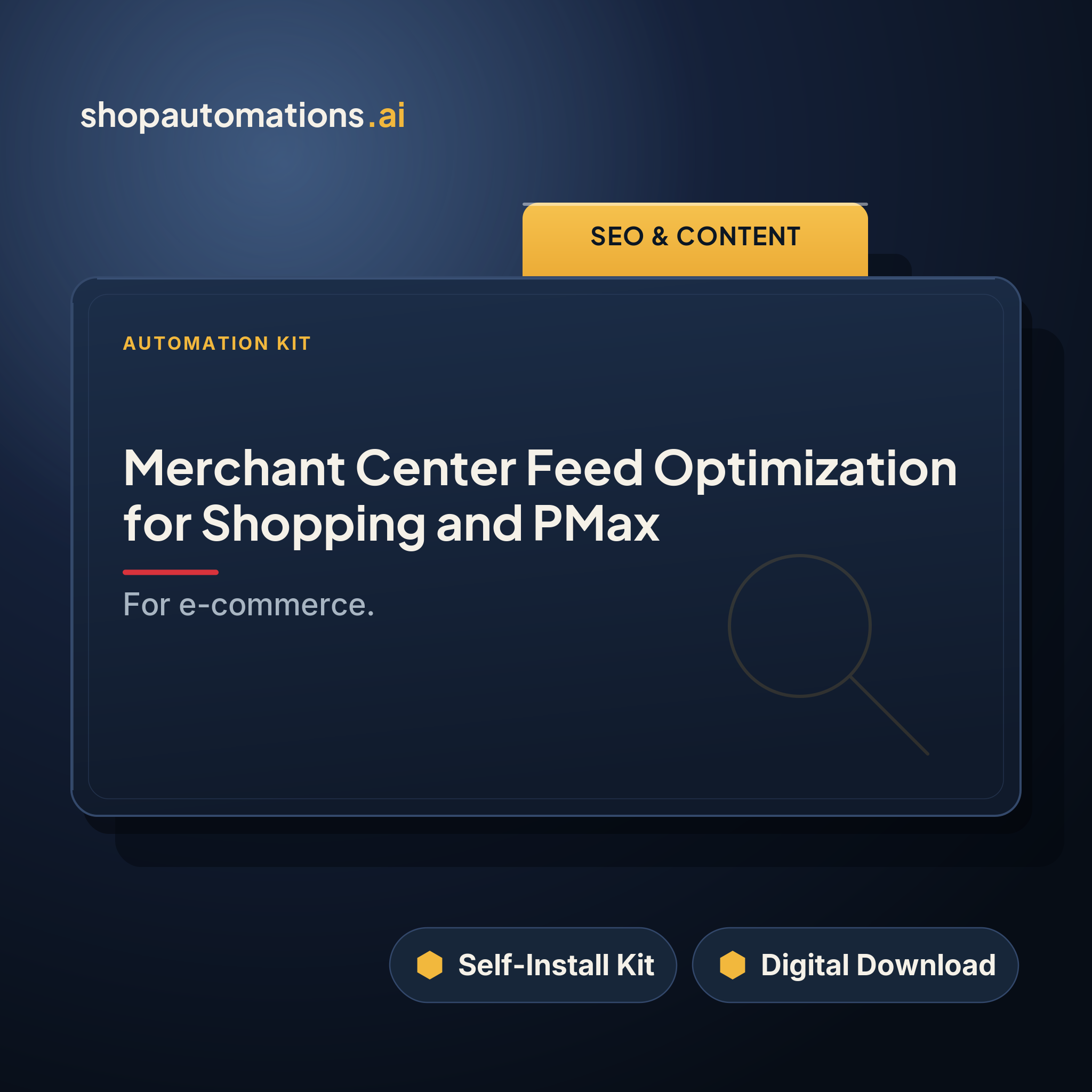 Merchant Center Feed Optimization for Shopping and PMax