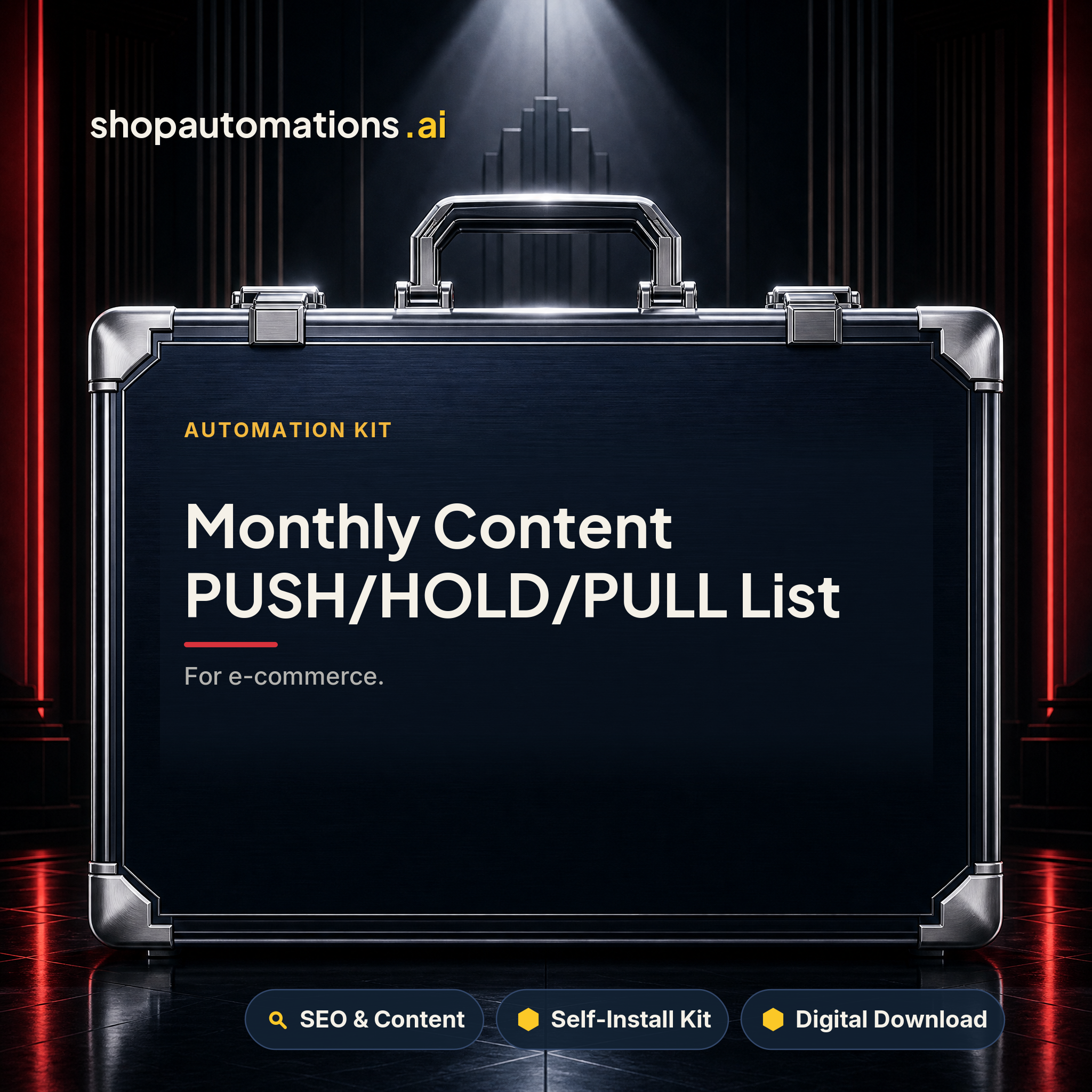 Monthly Content PUSH/HOLD/PULL List