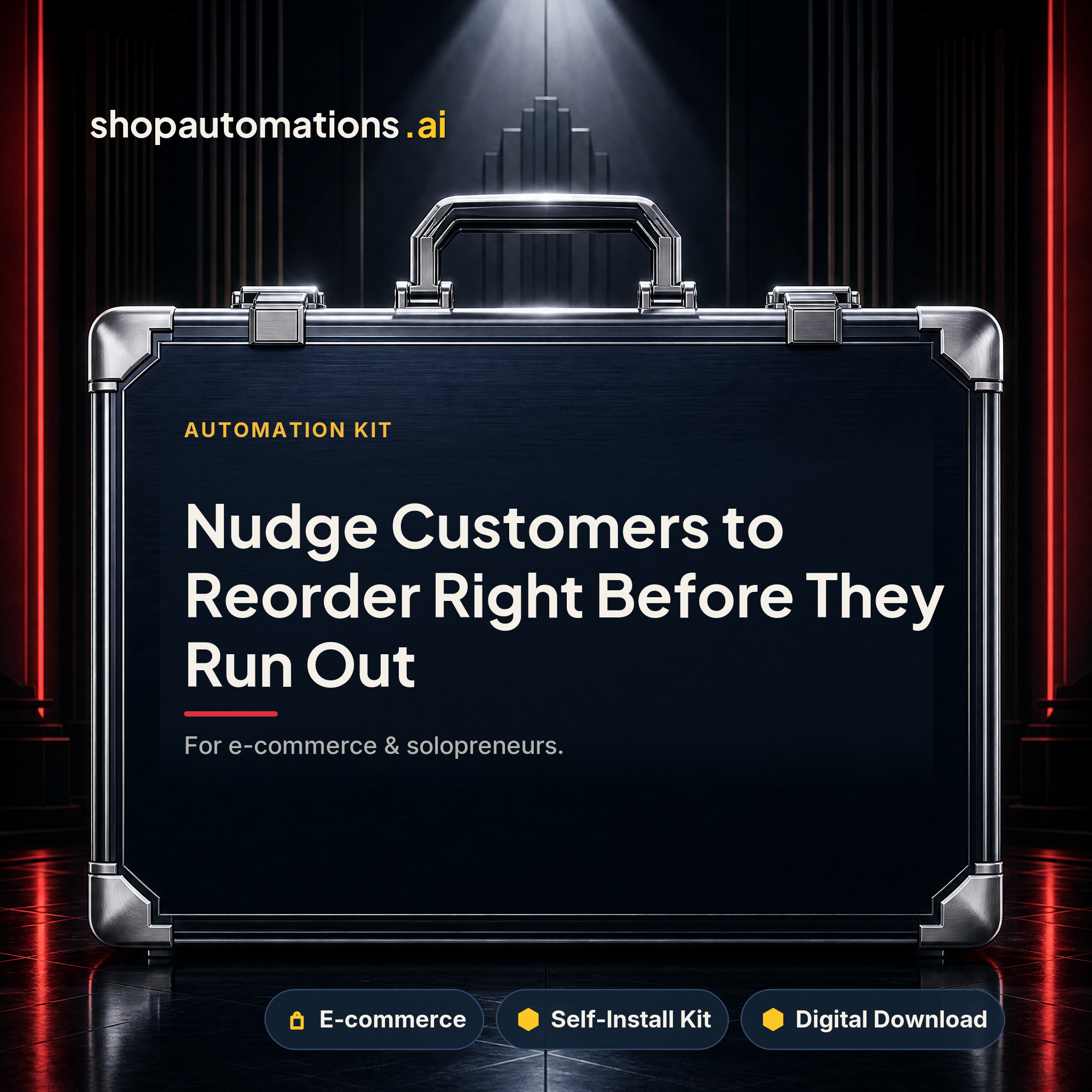 Nudge Customers to Reorder Right Before They Run Out