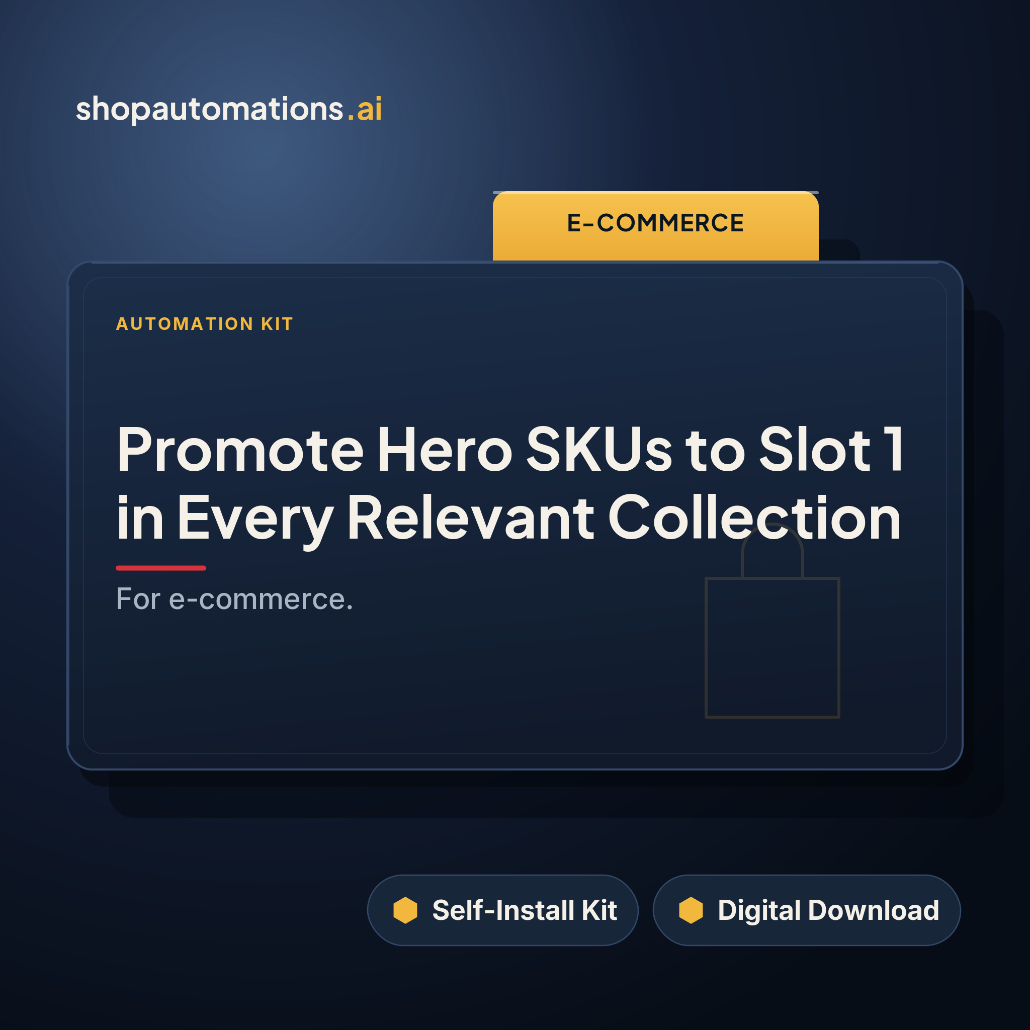 Promote Hero SKUs to Slot 1 in Every Relevant Collection