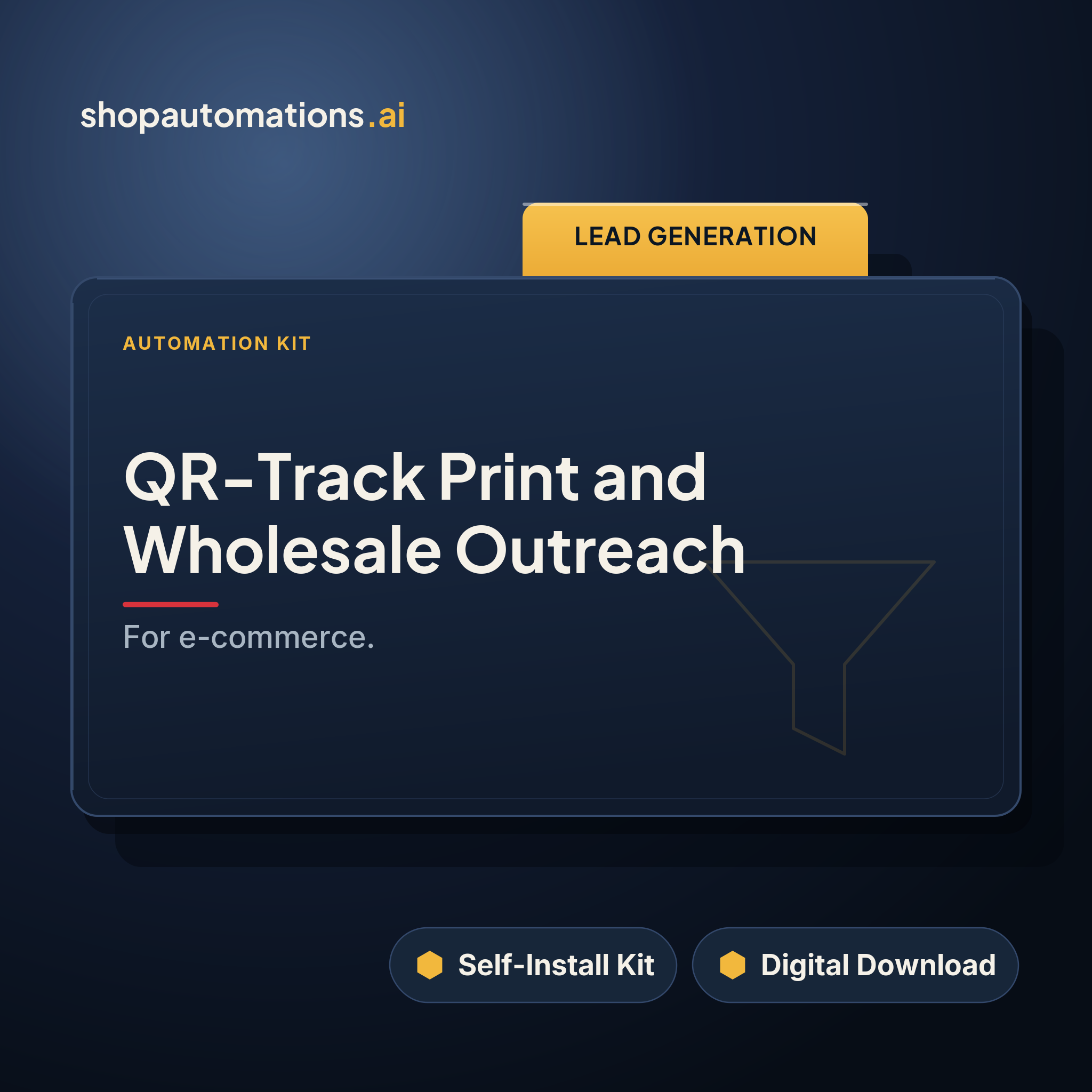 QR-Track Print and Wholesale Outreach