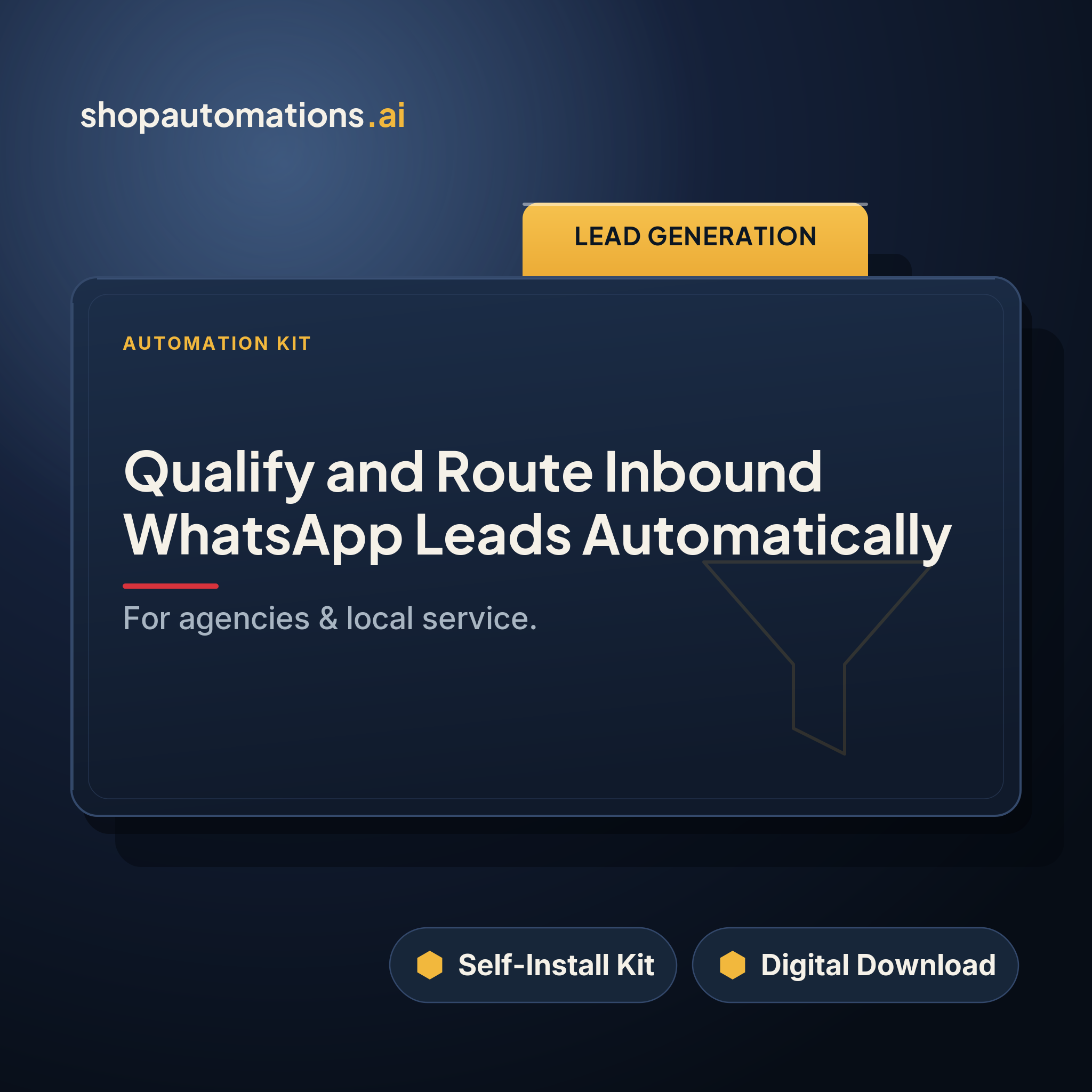 Qualify and Route Inbound WhatsApp Leads Automatically