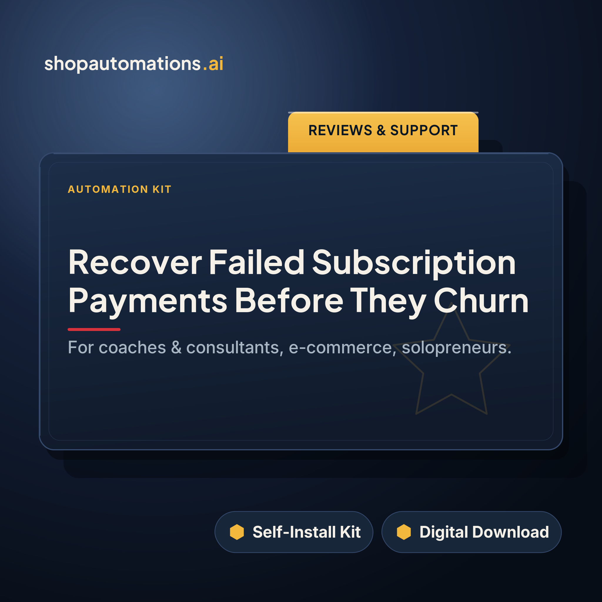 Recover Failed Subscription Payments Before They Churn