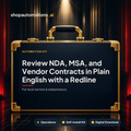 Review NDA, MSA, and Vendor Contracts in Plain English with a Redline
