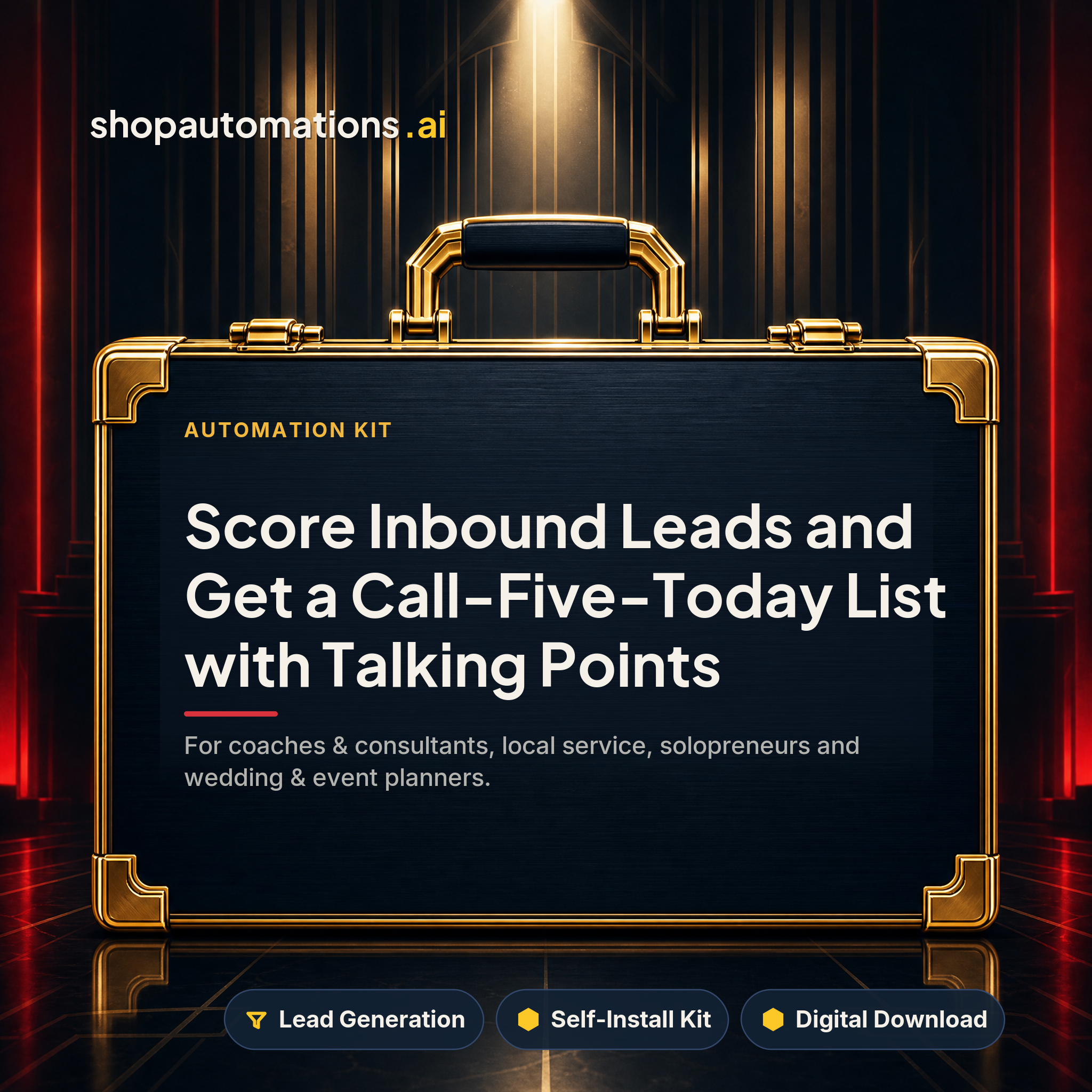 Score Inbound Leads and Get a Call-Five-Today List with Talking Points