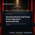 Send Contracts and Track Every Signature Automatically. For agencies, coaches & consultants, local service & solopreneurs. Operations self-install kit card.