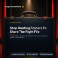 Stop Hunting Folders To Share The Right File. For agencies, coaches & consultants, local service business owners & solopreneurs. Admin + Execution self-install kit card.