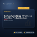 Surface Funnel Drop-Offs Before Your Next Product Decision
