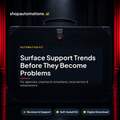 Surface Support Trends Before They Become Problems. For agencies, coaches & consultants, local service & solopreneurs. Reviews & Support self-install kit card.