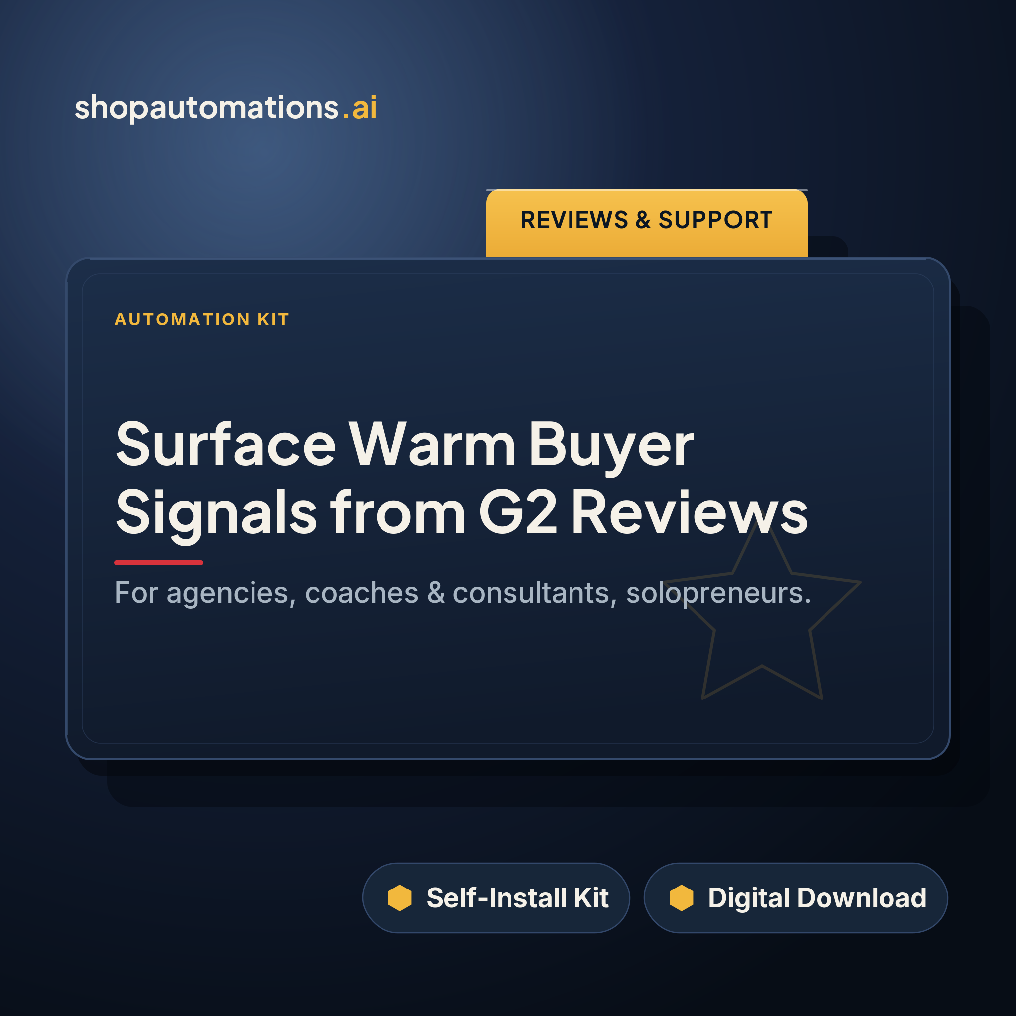Surface Warm Buyer Signals from G2 Reviews