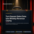 Turn Square Sales Data Into Weekly Revenue Clarity. For coaches & consultants, e-commerce owners, local service business owners & solopreneurs. Revenue + Lead Gen self-install kit card.