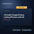 Virtually Stage Empty Listing Photos with AI